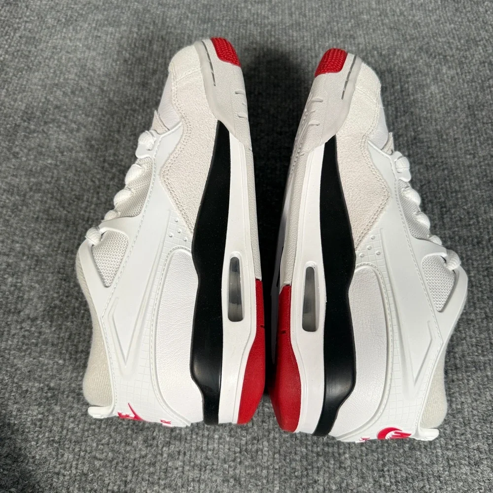 Nike Kids 5Y Air Jordan 4 RM Shoes Sneakers White Red Black Low Top FQ7938-102